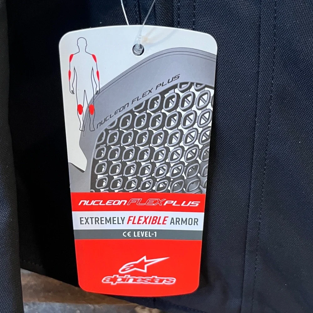 Alpinestars Isla Water Repellant Black Motorcycle Riding Jacket - Picture 5 of 16